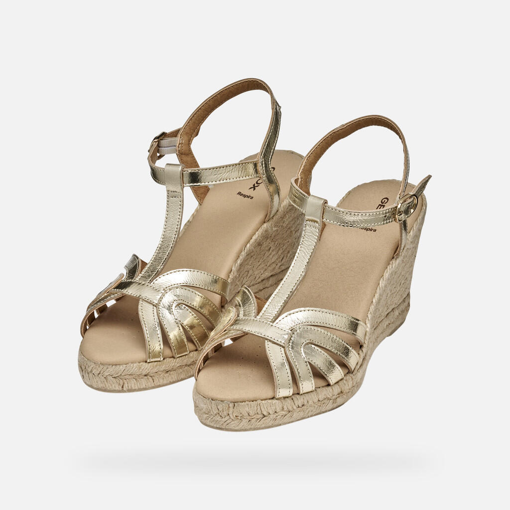 Sandales Femme D GELSA Or Clair 4/7