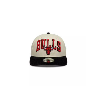 New Era 9FIFTY Snapback Cap Chicago Bulls NBA Cord Visor beige