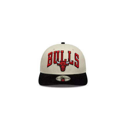 New Era 9FIFTY Snapback Cap Chicago Bulls NBA Cord Visor beige