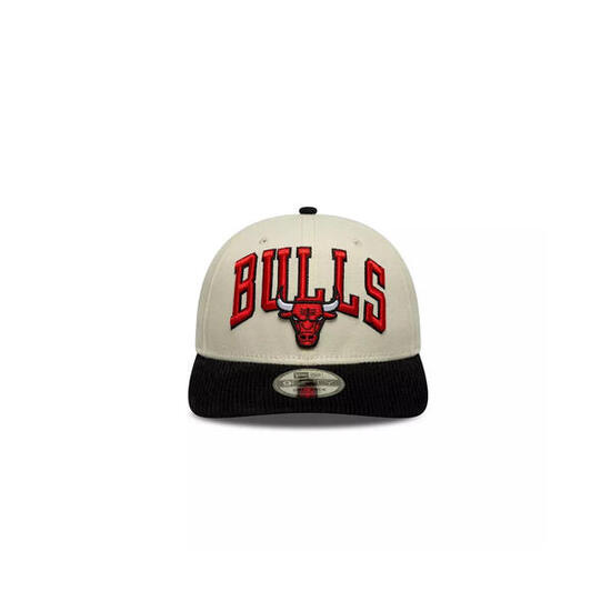 New Era 9FIFTY Snapback Cap Chicago Bulls NBA Cord Visor beige