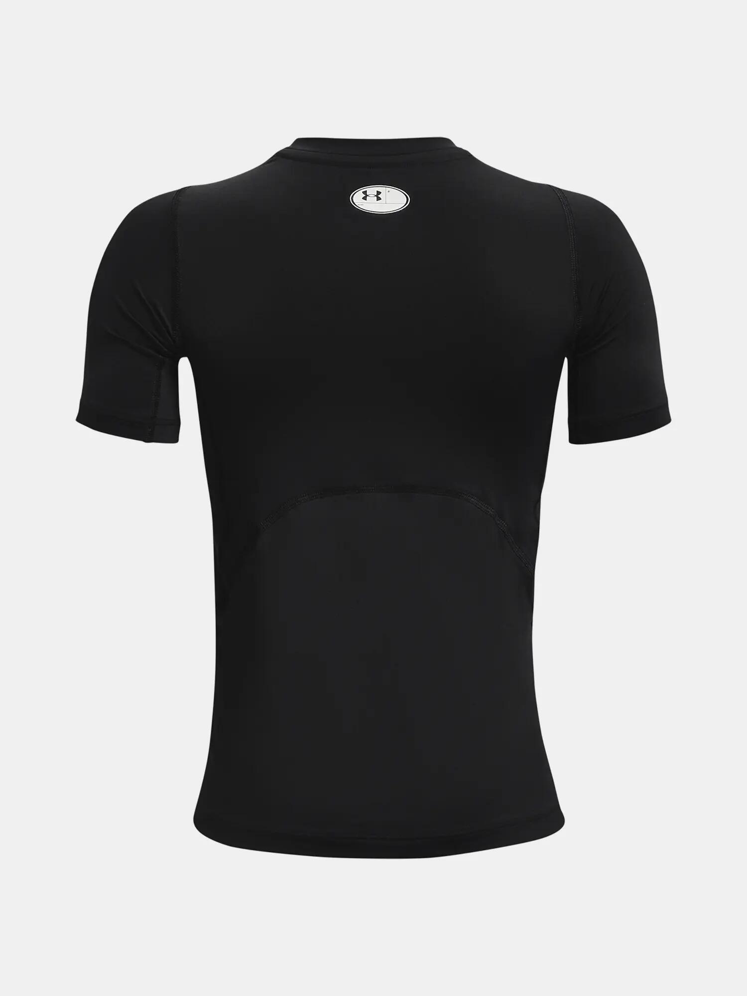 TShirt für Jungen, HeatGear, kurzärmlig Kinder Schwarz 2/2
