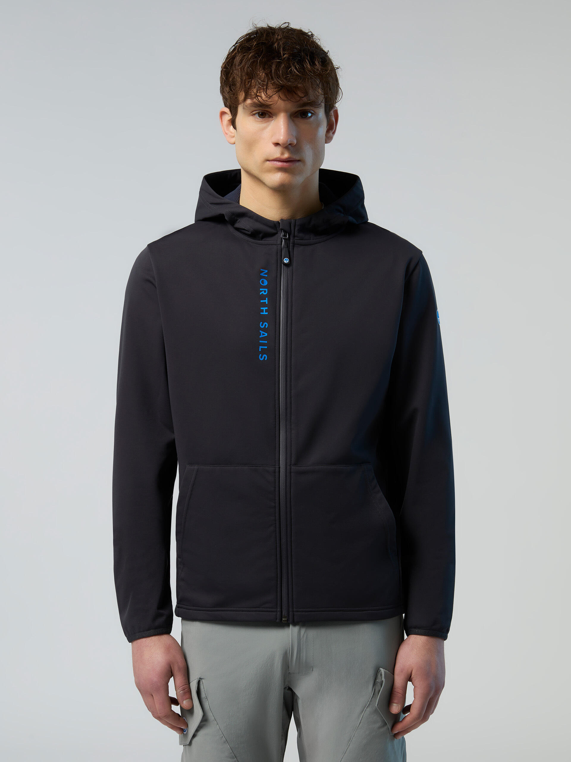 NORTH SAILS Felpa con cappuccio SoftShell Zip da Uomo