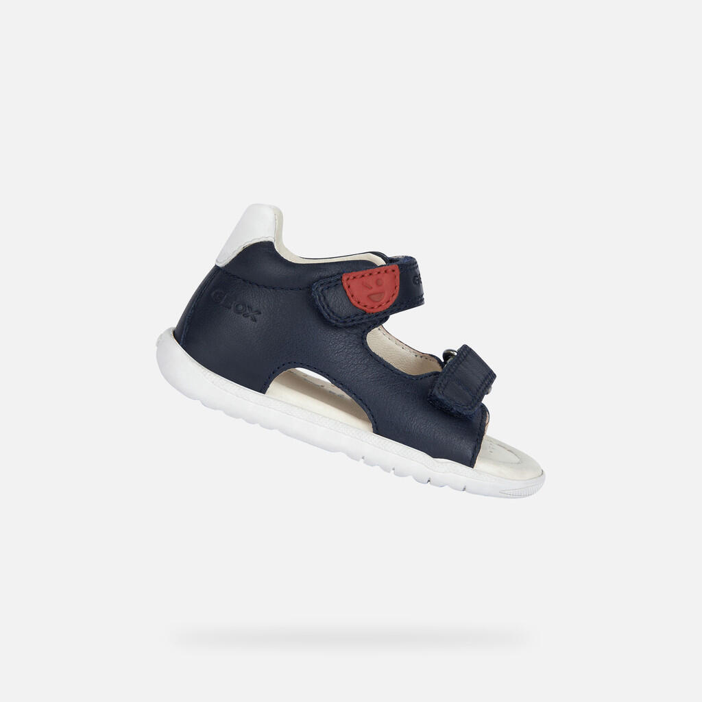 Sandały Geox Model B Sandal Macchia Boy Kolor Niebieski