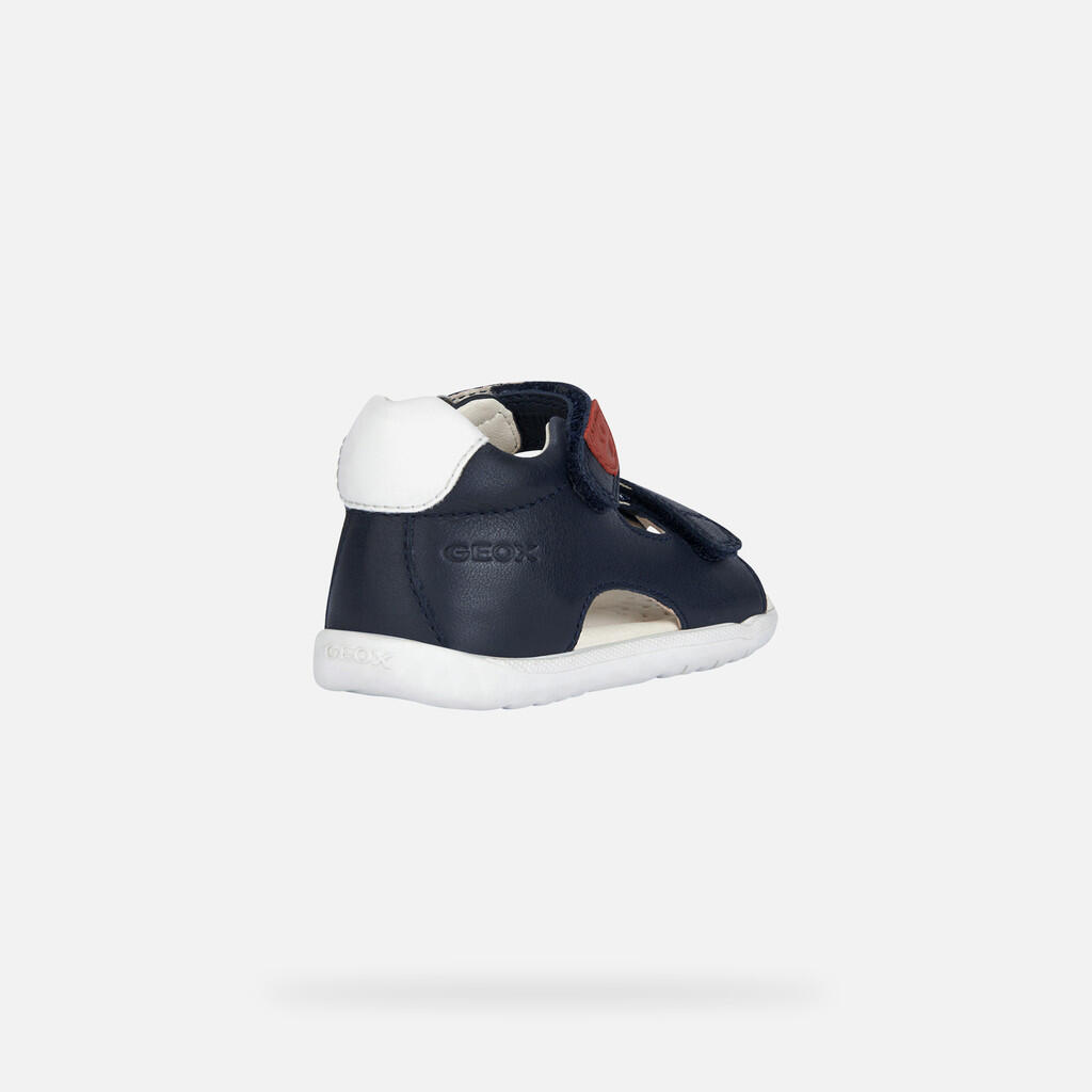 Premiers Pas Bébé Garçon B SANDAL MACCHIA BOY Bleu Marine 5/7