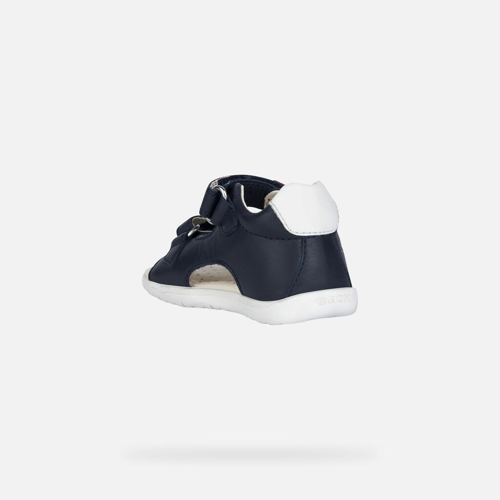 Premiers Pas Bébé Garçon B SANDAL MACCHIA BOY Bleu Marine 4/7