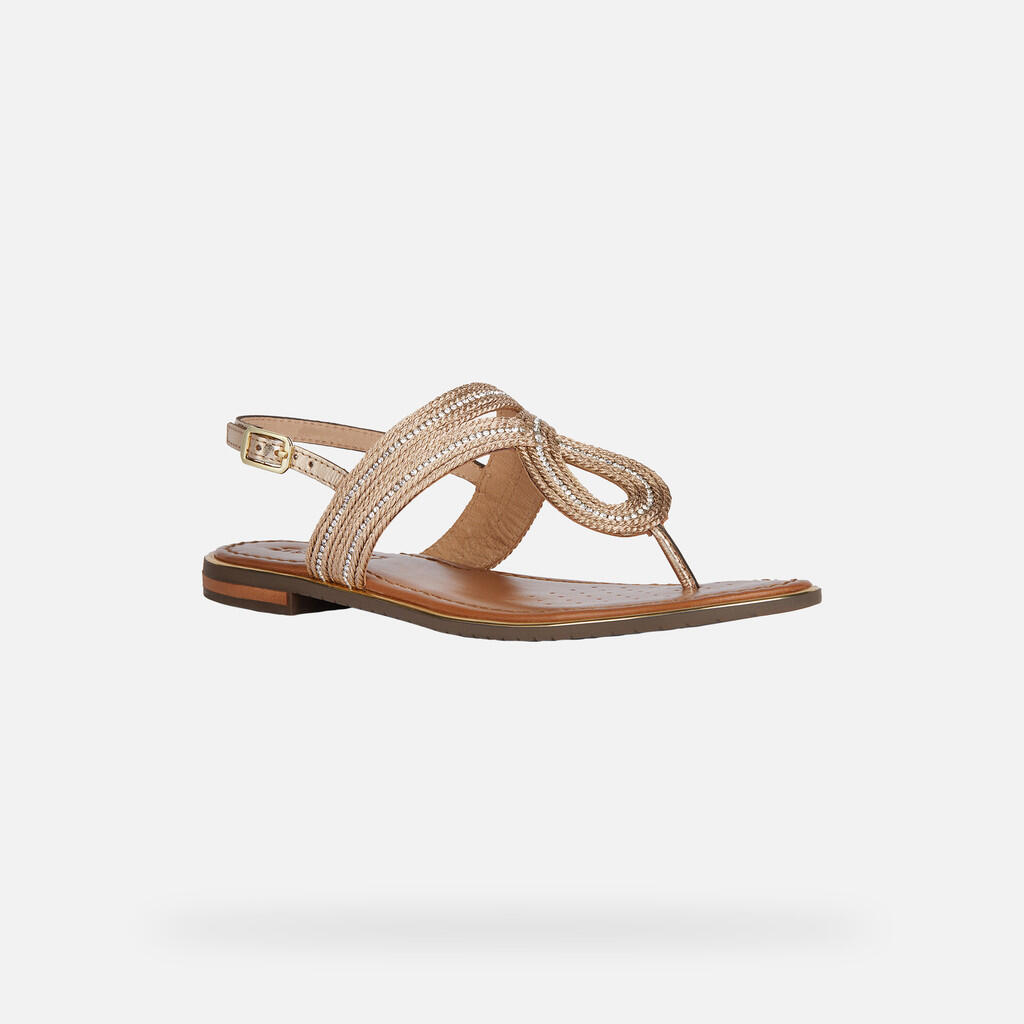 Sandales Femme D SOZY PLUS Or Foncé 3/7