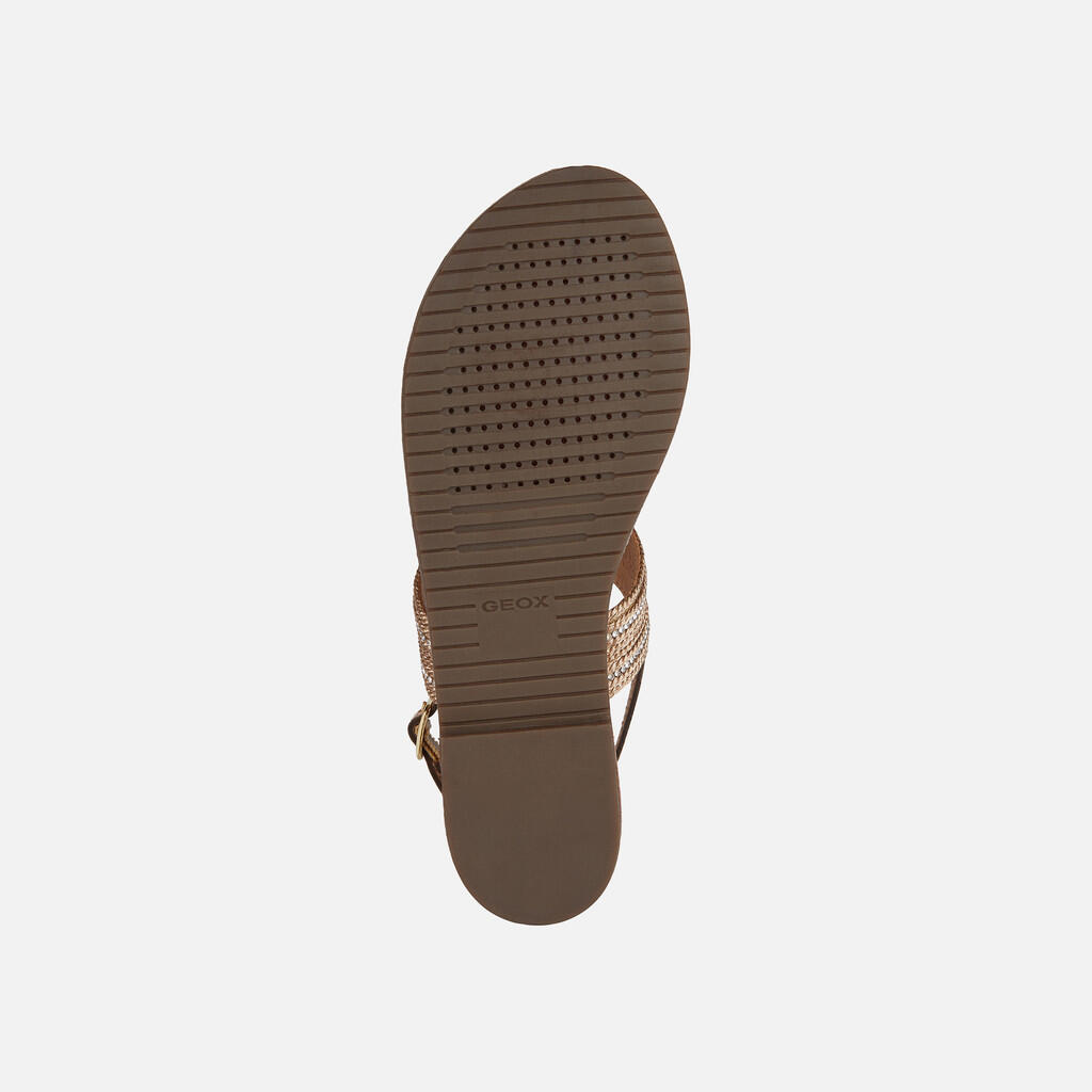 Sandales Femme D SOZY PLUS Or Foncé 7/7