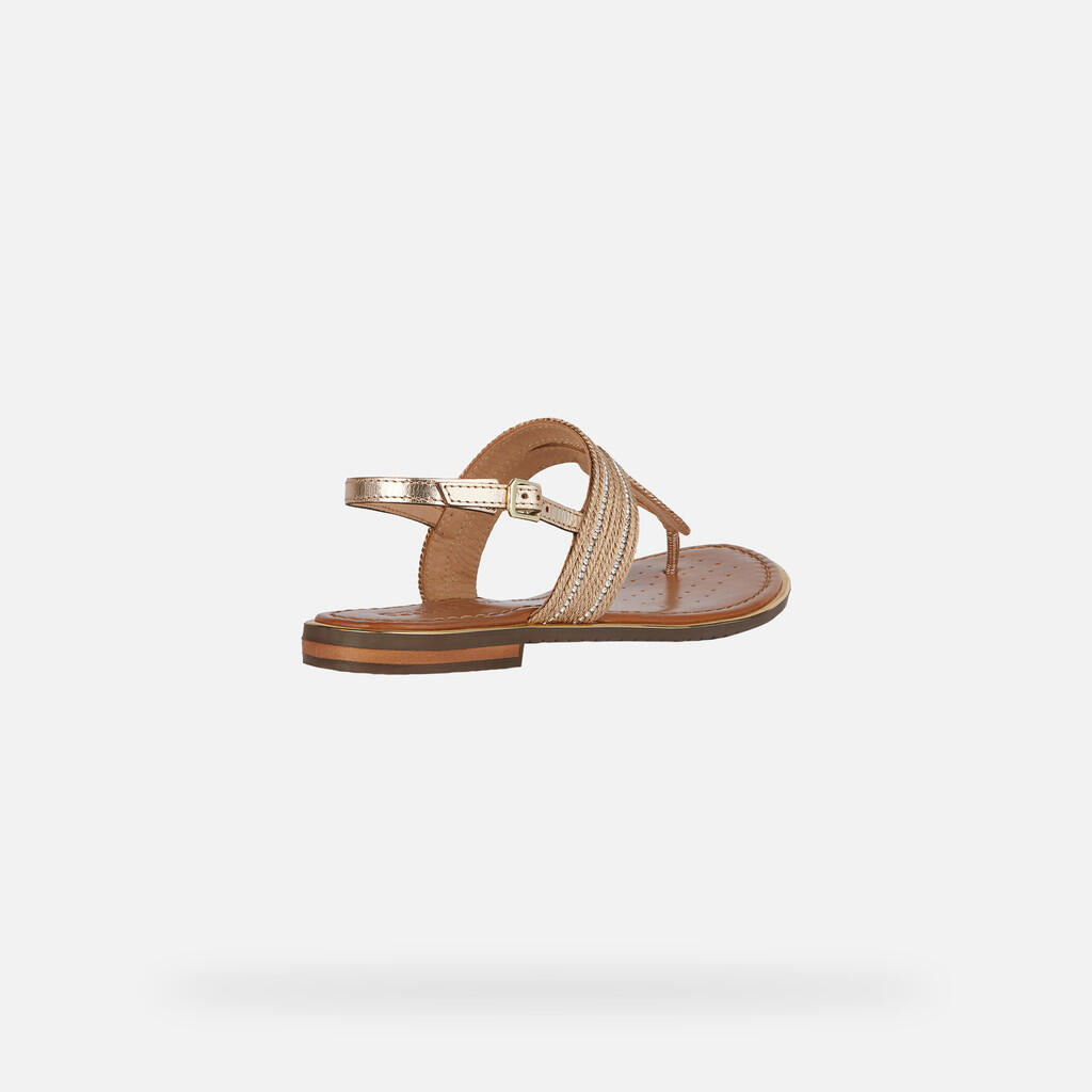 Sandales Femme D SOZY PLUS Or Foncé 5/7