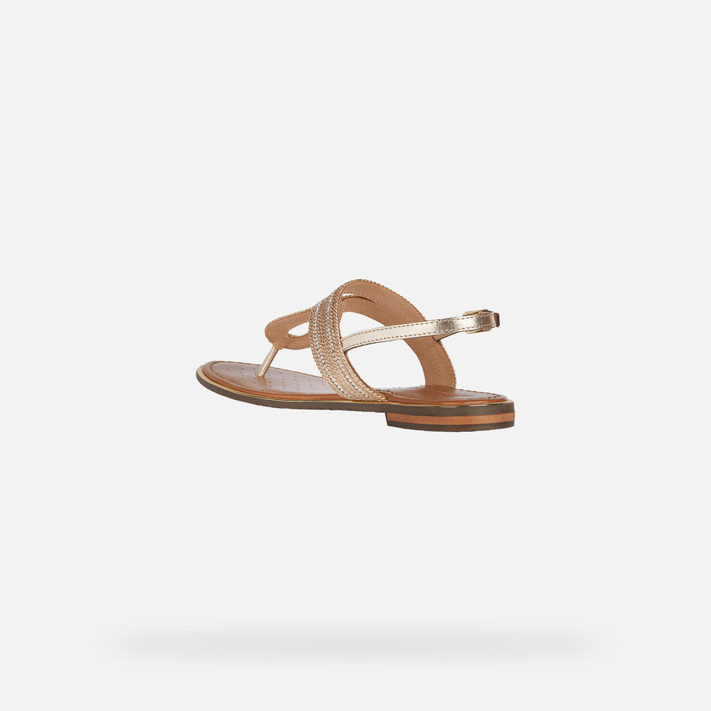 Sandales Femme D SOZY PLUS Or Foncé 4/7