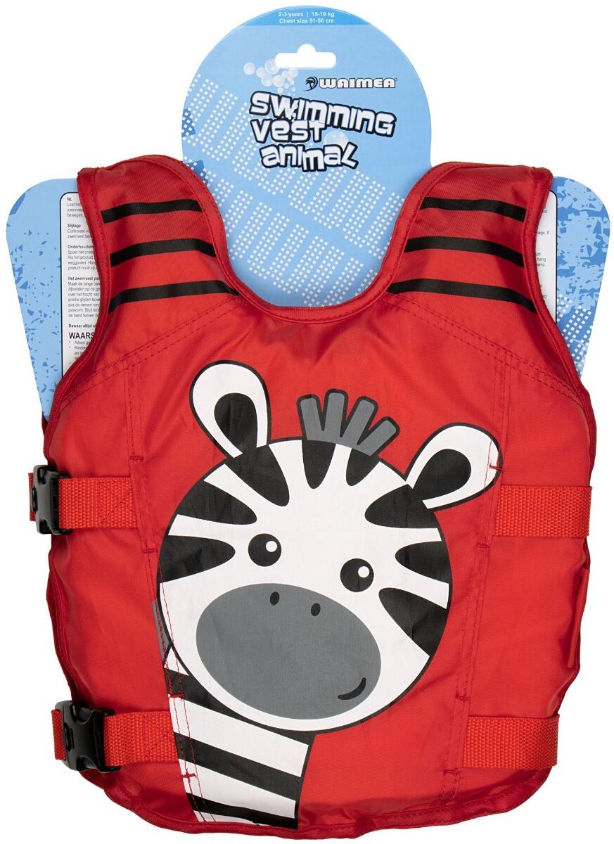 Kinder zwemvest dier - 2-3 jaar - 15-19 kg - Rood 2/6