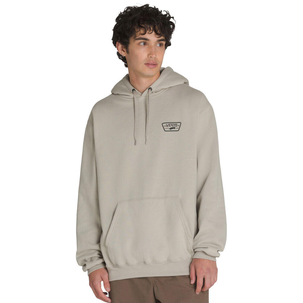 Sudadera Beige Vans Full Patch Pullover Hoodie London Fog de Ajuste Clásico 2/4