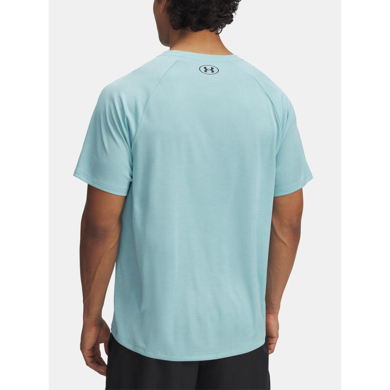 Tricou de antrenament pentru bărbați Under Armour Tech Textured stream/negru