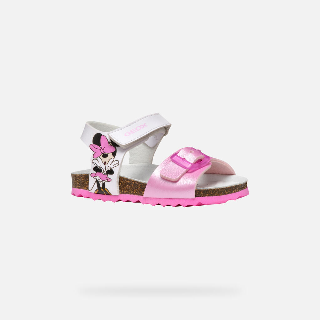 Sandály Geox Model B Sandal Chalki Girl Barva Bílý 4/7