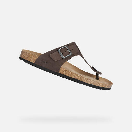 Sandales Homme SANDAL GHITA MAN Brun Foncé
