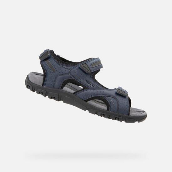 Sandales Homme U SANDAL STRADA Bleu Marine/Gris Foncé