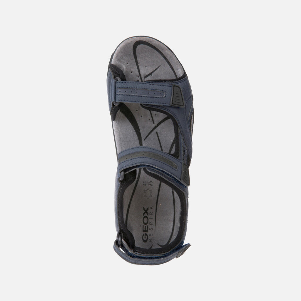Sandales Homme UOMO SANDAL STRADA Bleu Marine/Gris Foncé 6/7