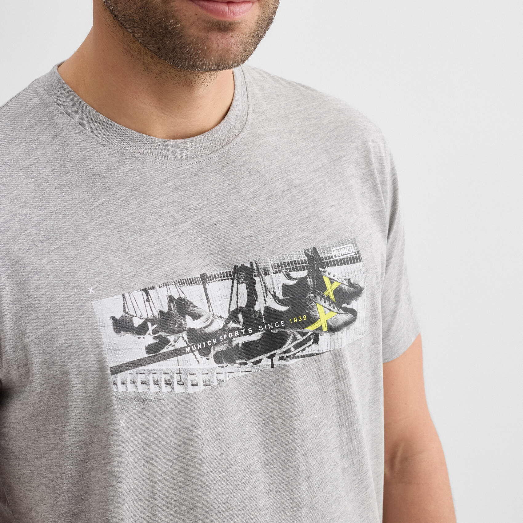 T-shirt Munich Modèle Regular T-shirt Stadium Couleur Gris 5/5
