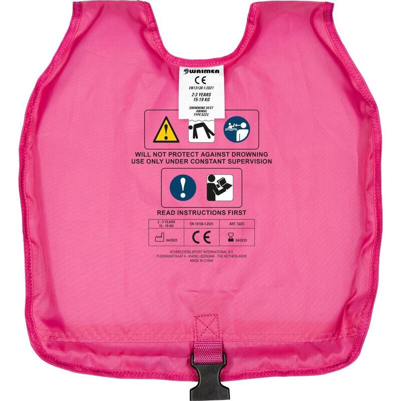 Vesta de înot Waimea Animal 2–3 ani, 15–19 kg, roșu