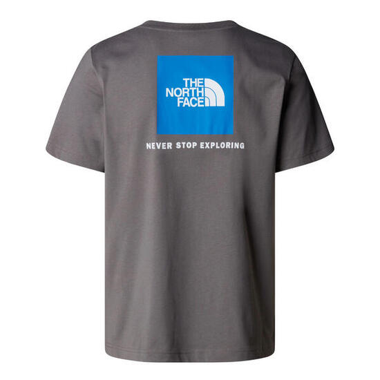 Camiseta Gris The North Face Redbox Tee Smoked Pearl-Hero Blue