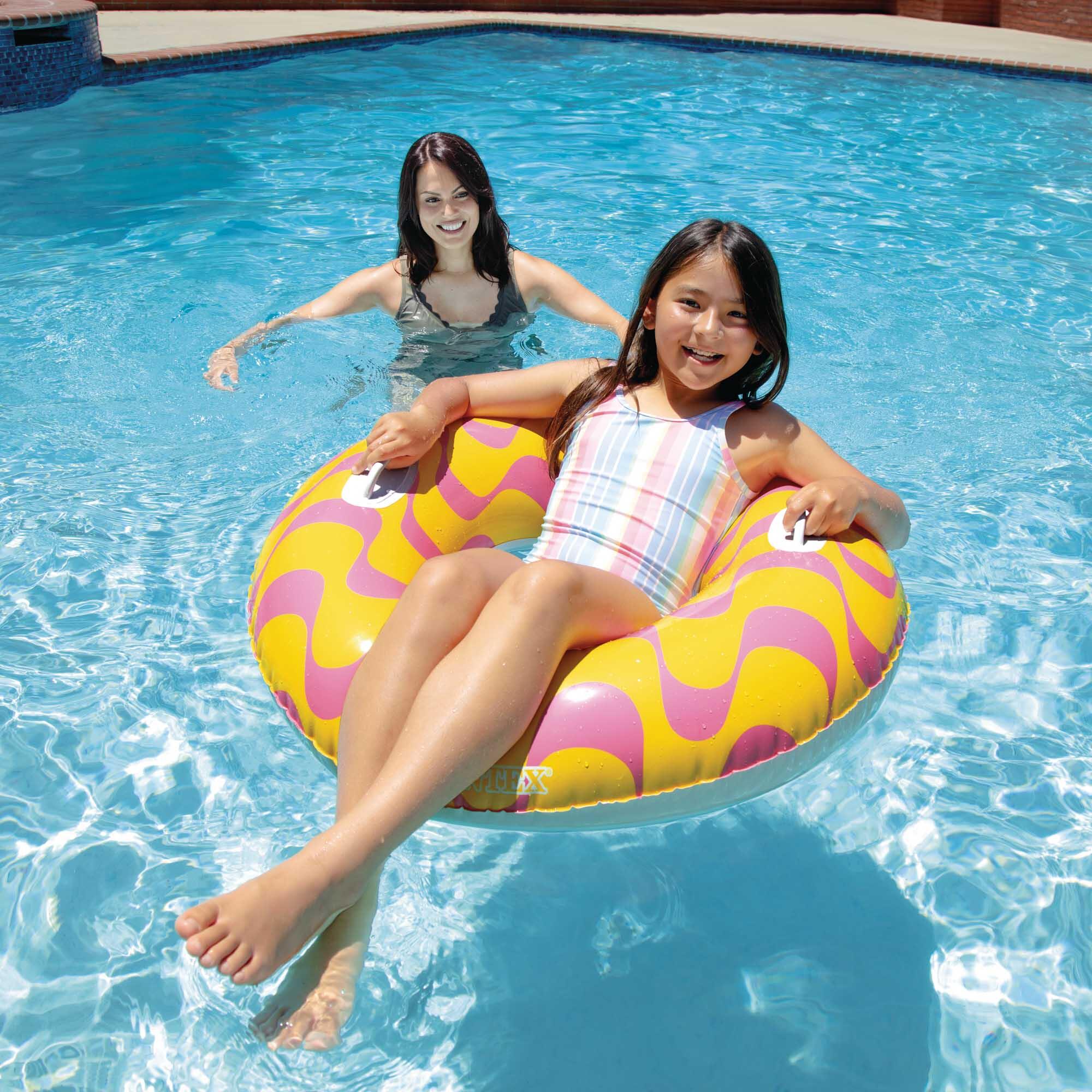 Intex Opblaas zwemband Swirly Whirly 91cm 4/6