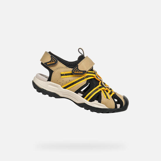 Sandales Garçon JR BOREALIS Beige/Jaune