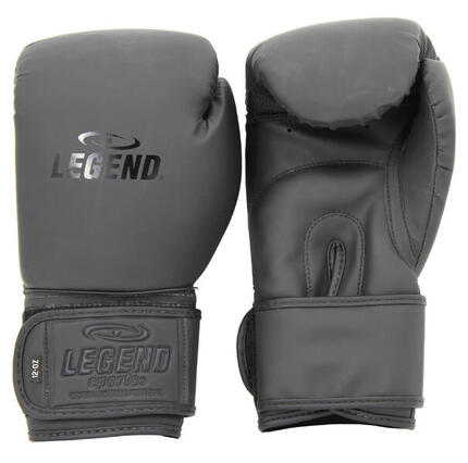 Powerfit & Protect Gants de Boxe Homme/Femme PU Noir Mat