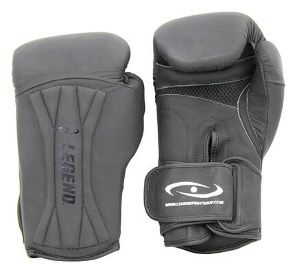 Power Special Bokshandschoenen Heren/Dames Mat Zwart Leer