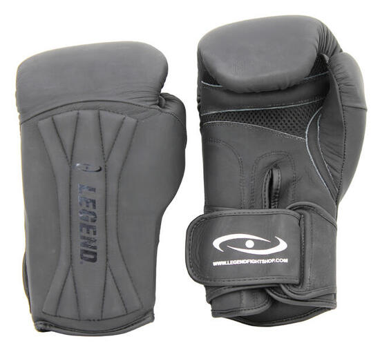 Power Special Bokshandschoenen Heren/Dames Mat Zwart Leer