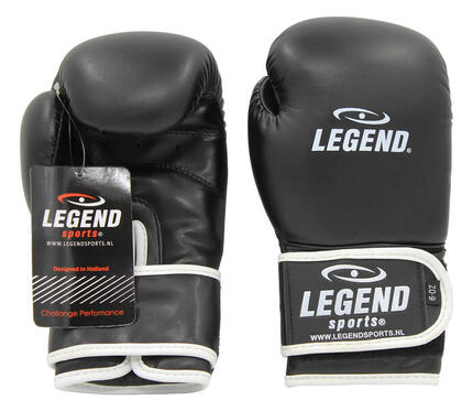 Gants de Boxe Enfant 4-8 ans Noir 4oz/6oz PU