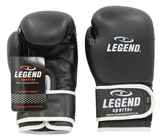 Gants de Boxe Enfant 4-8 ans Noir 4oz/6oz PU