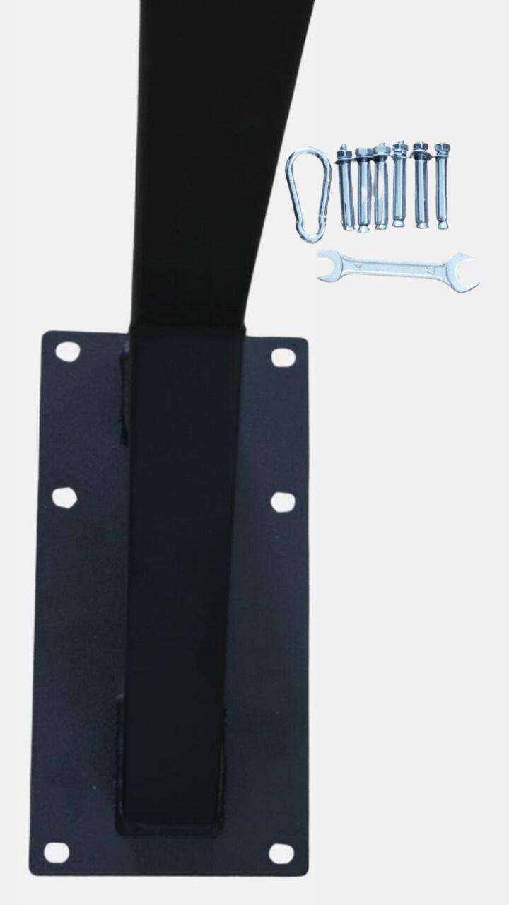 Bokszak Muurbeugel Zwart 70CM - Hoogste kwaliteit - Onesize Extra verstevigd 2/5