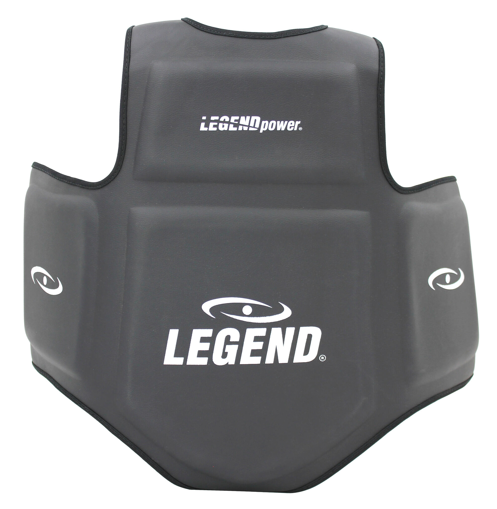 Full Body Protector Zwart (PU) – Unisex, verstelbare klittenbandsluiting 2/6