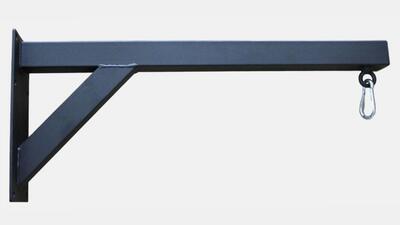 Bokszak muurbeugel zwart 70cm - hoogste kwaliteit - onesize extra verstevigd