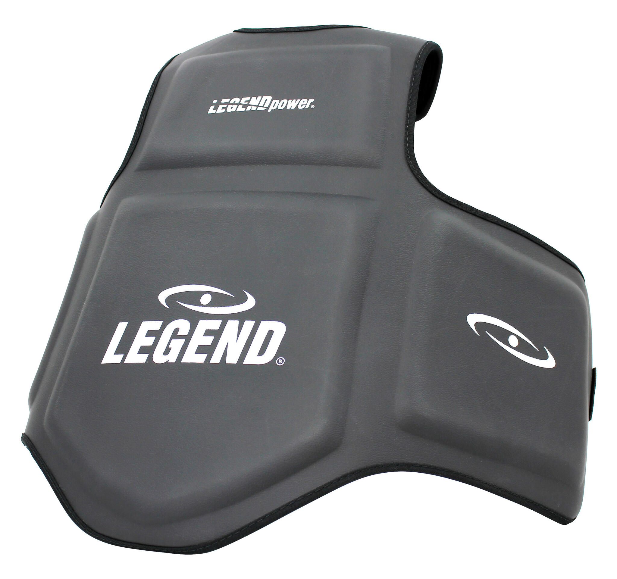 Full Body Protector Zwart (PU) – Unisex, verstelbare klittenbandsluiting 5/6