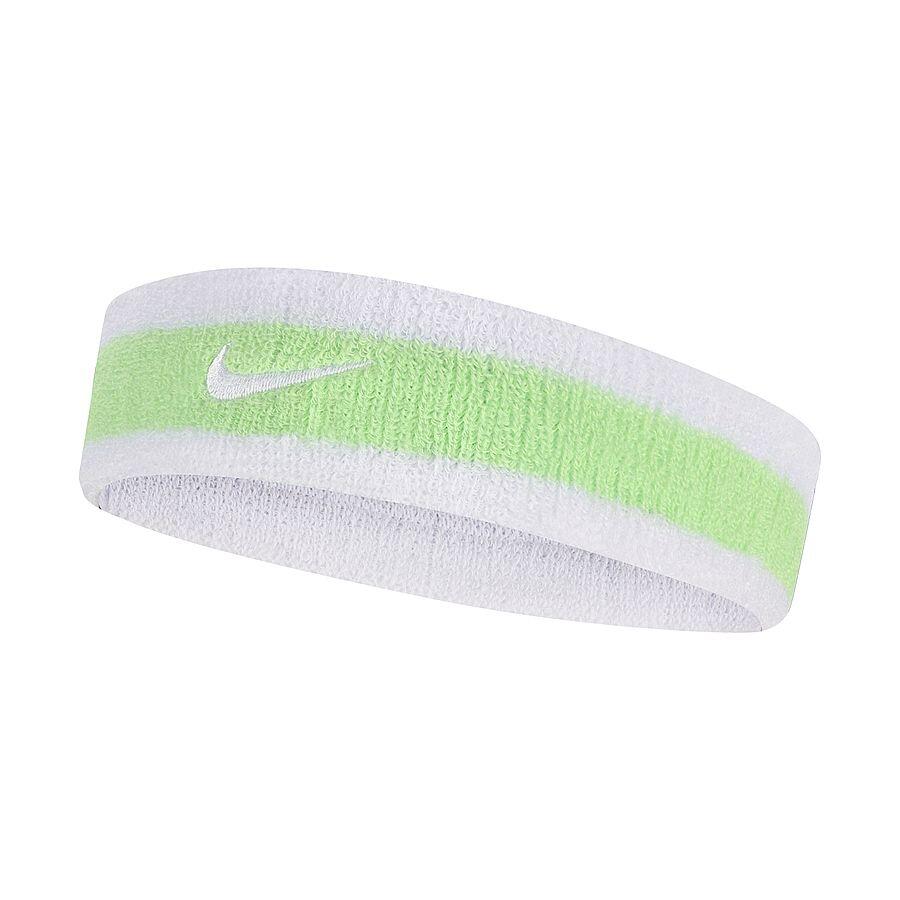 Colour Block Terrycloth Headband (White/Green)