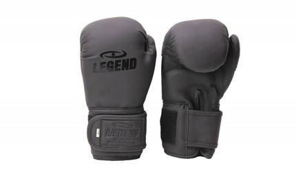 Gants de Boxe Enfant 4-8 ans Noir Mat 4oz/6oz PU