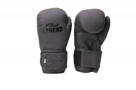 Gants de Boxe Enfant 4-8 ans Noir Mat 4oz/6oz PU