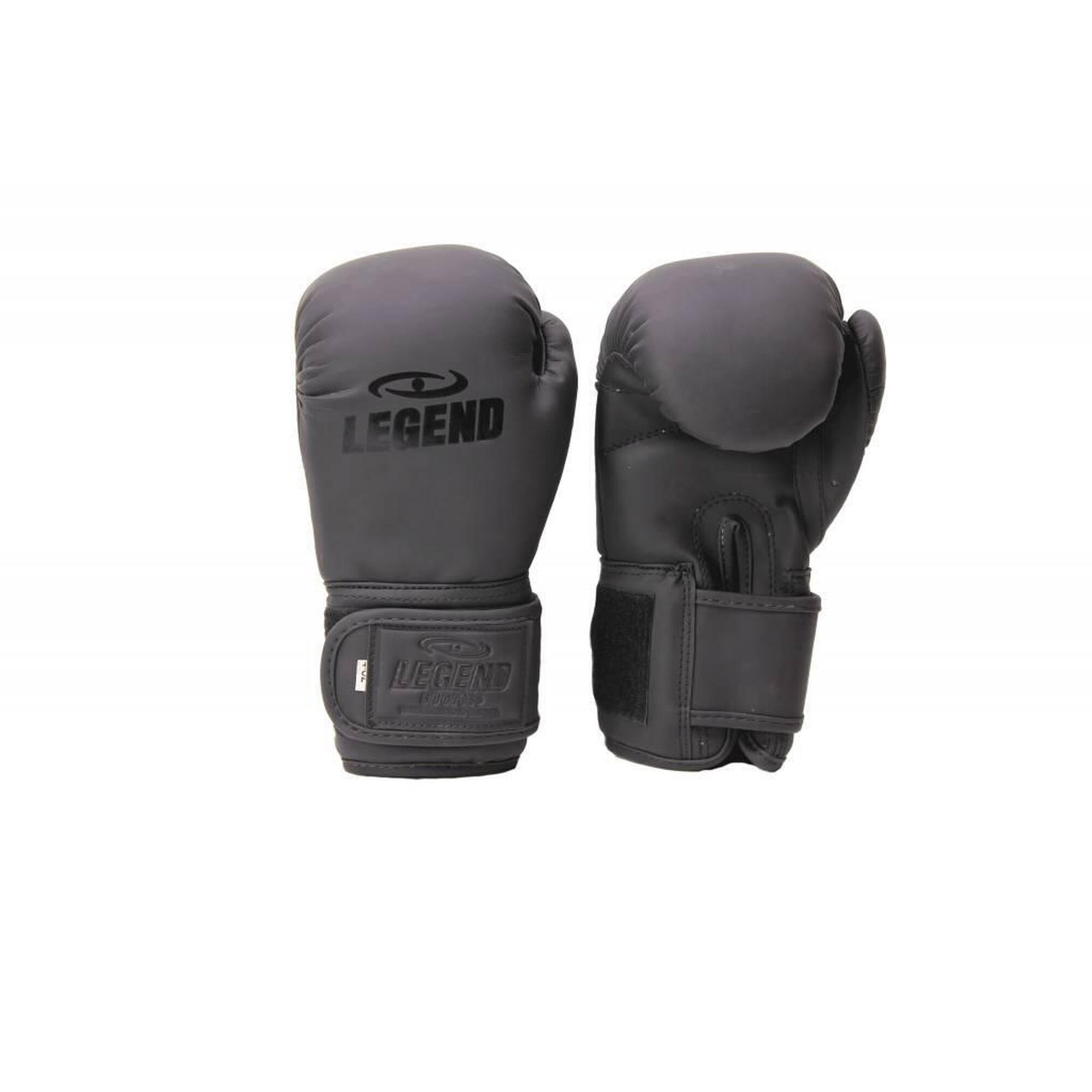 Legend Sports - Gants De Boxe Enfants 1-5 Ans Noir Mat 2oz Pu - Gants De Boxe - Noir - 4 Oz - Decathlon
