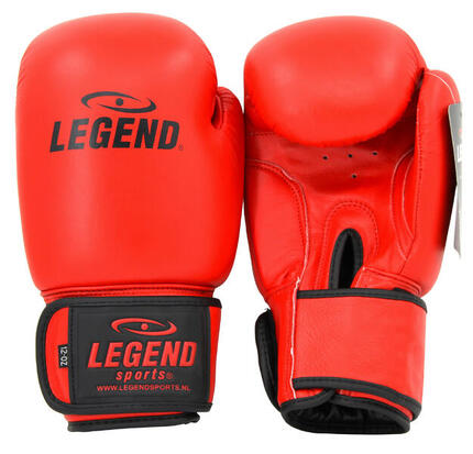 LegendPadding Gants de Boxe Homme/Femme Cuir Rouge