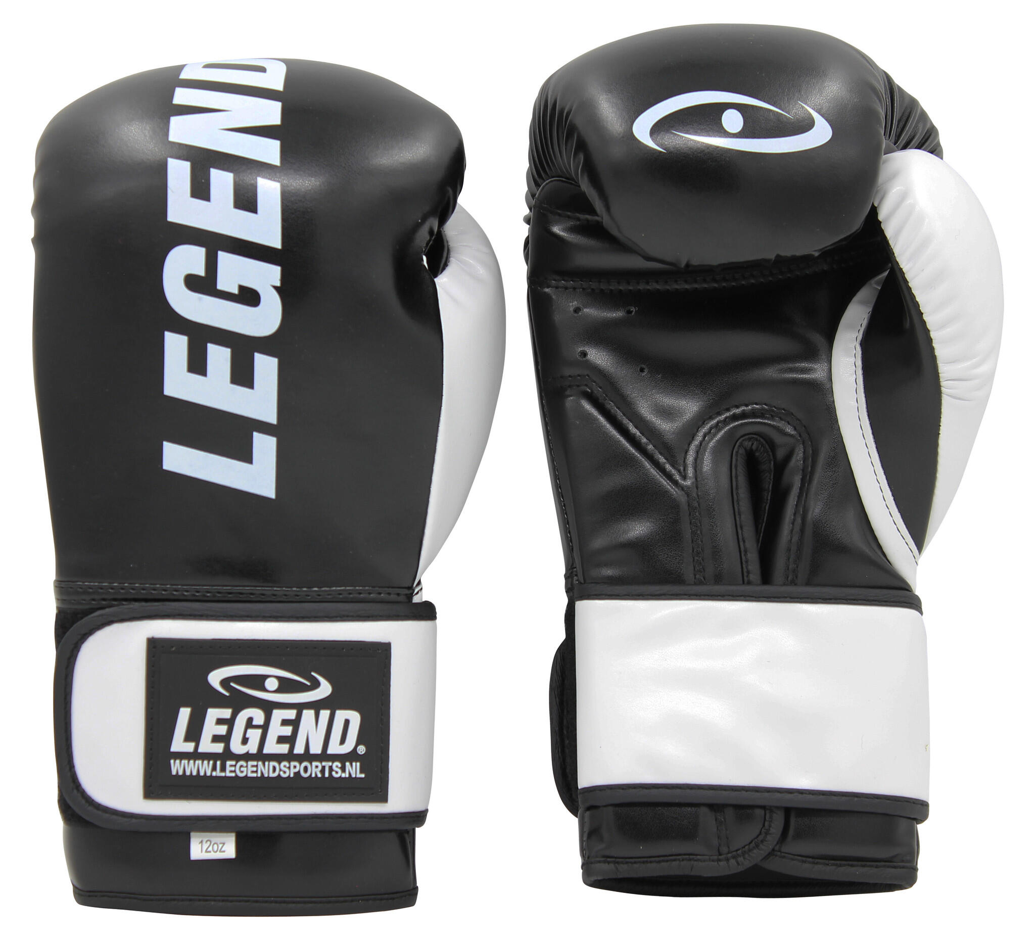 Bokshandschoenen Legend Impact Protect zwart/wit - Verschillende maten - Gemaakt 1/5