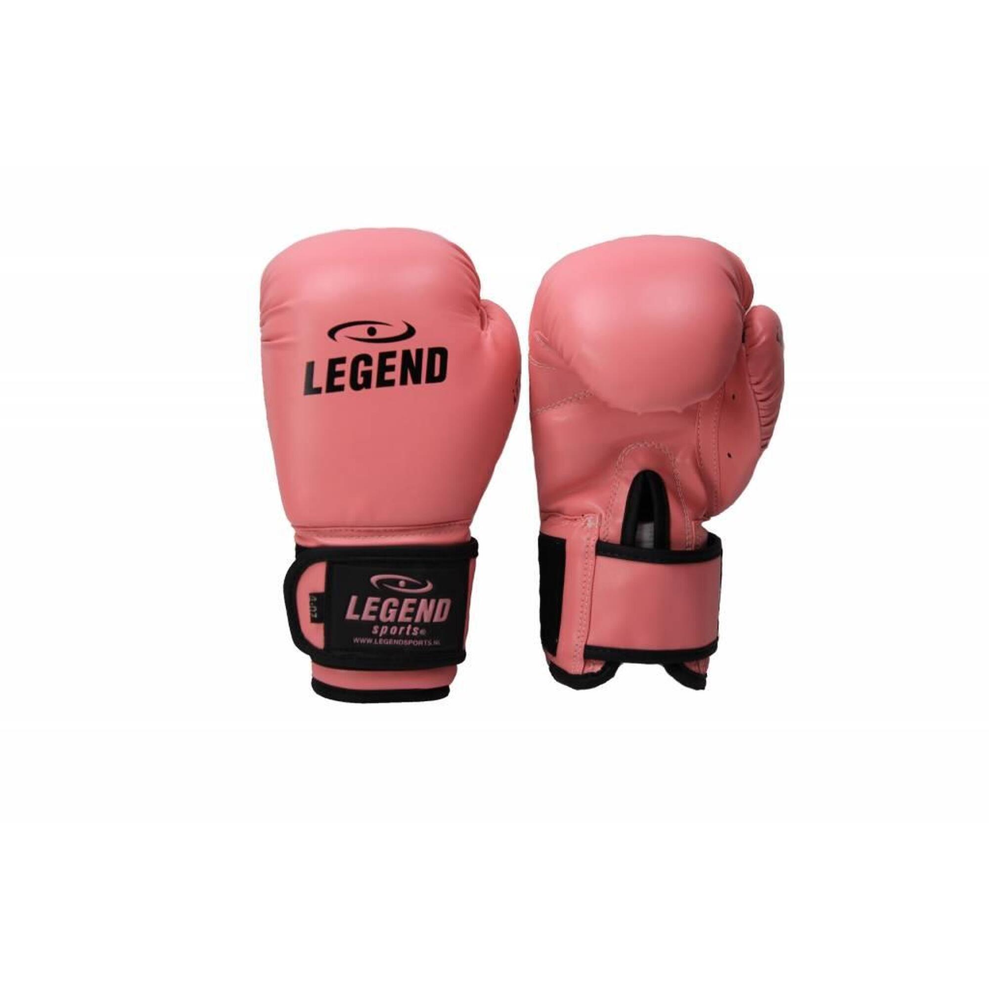 Legend Sports - Gants De Boxe Enfant 4-8 Ans Rose Saumon 4oz/6oz Pu - Gants De Boxe - Rose - 6 Oz - Decathlon