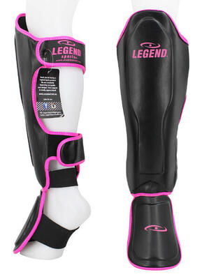 Legend best dames scheenbeschermers roze skintex