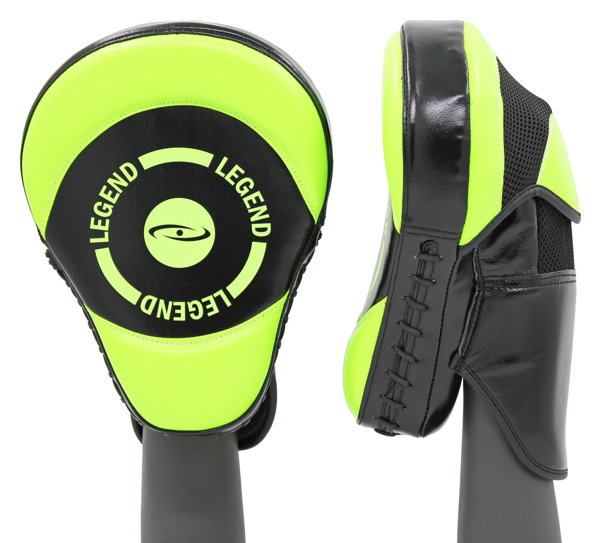Pro Handling Stootkussens Zwart/Neon Leer - Hoogste kwaliteit - Gemaakt van 3/5