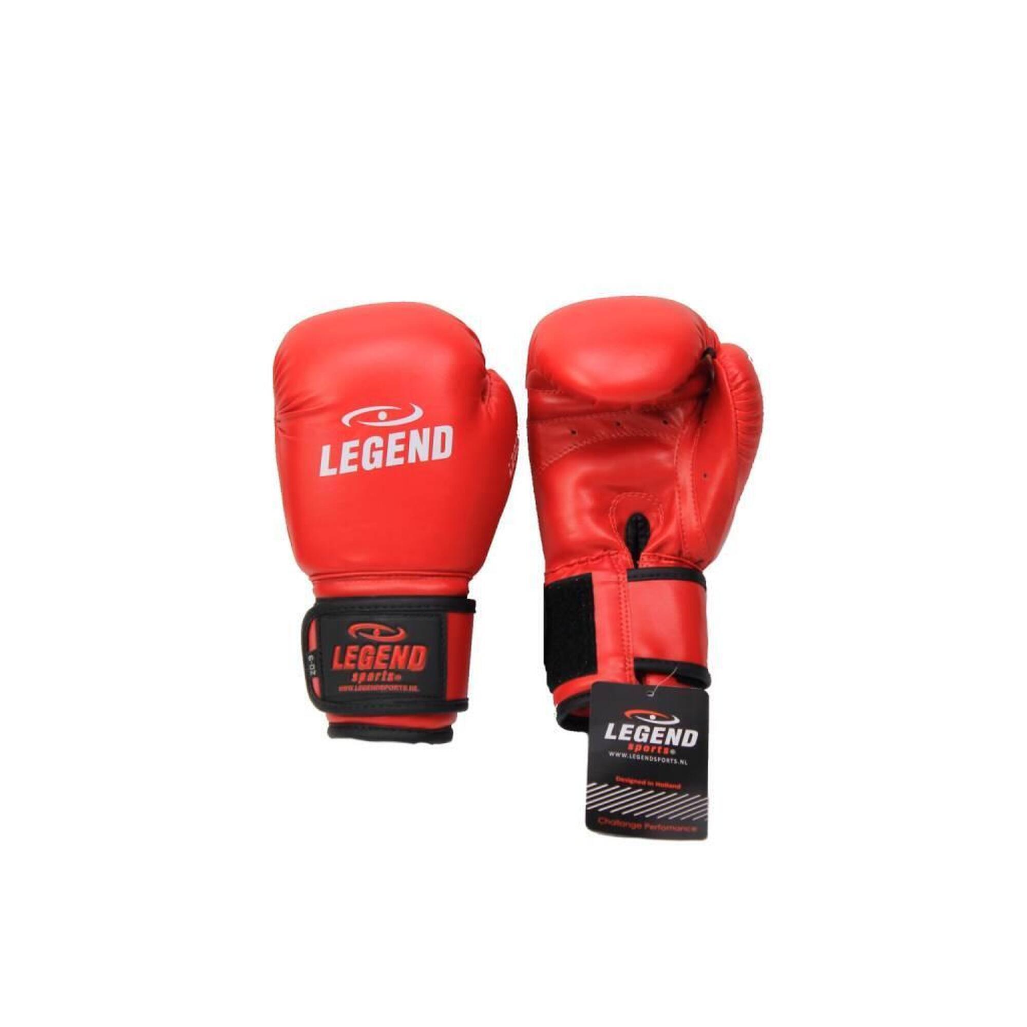 Legend Sports - Gants De Boxe Enfant 4-8 Ans Rouge 4oz/6oz Pu - Gants De Boxe - Rouge - 4 Oz - Decathlon