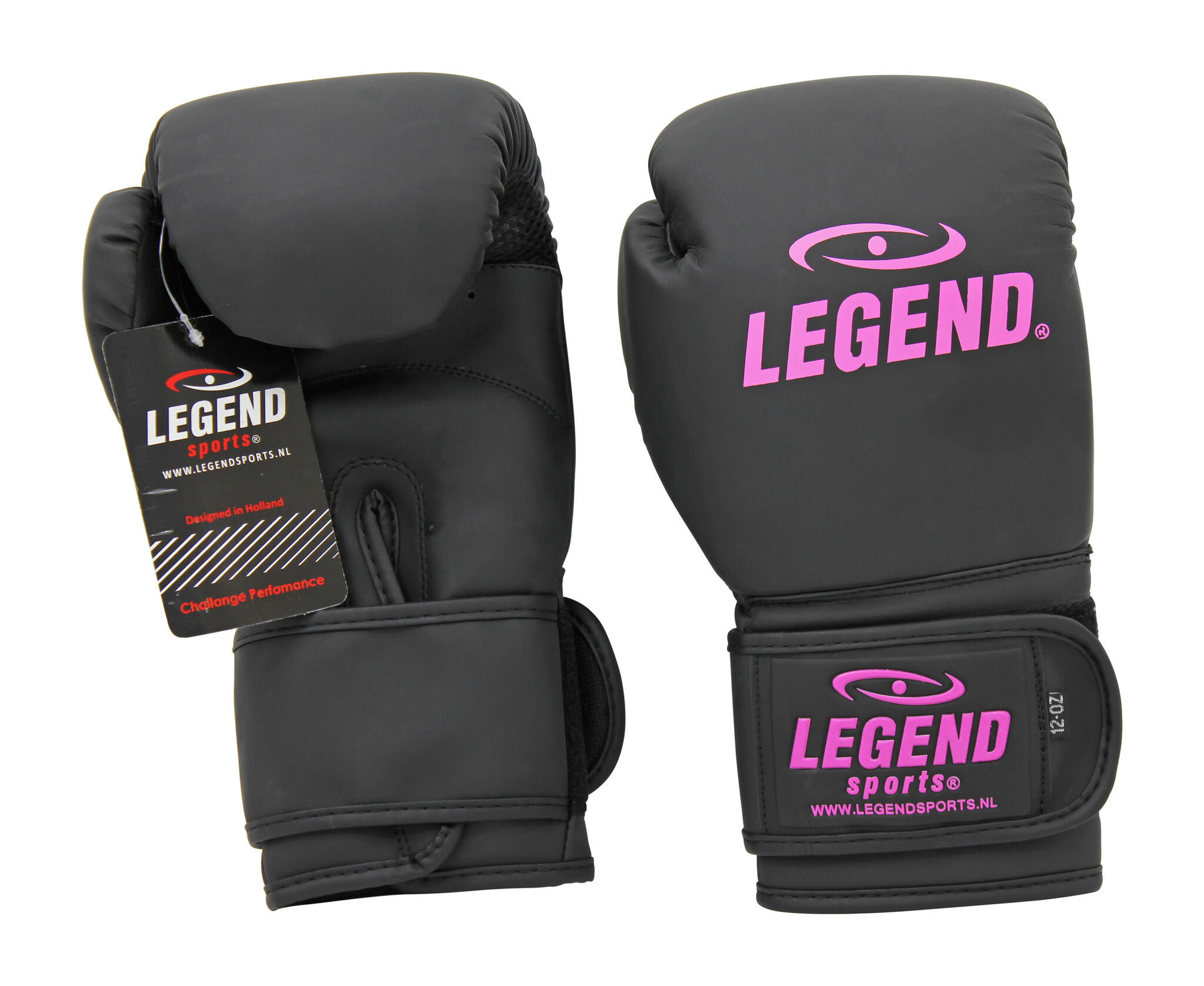 LegendClima Bokshandschoenen Dames Mat Zwart-Roze, Skintex LEGEND
