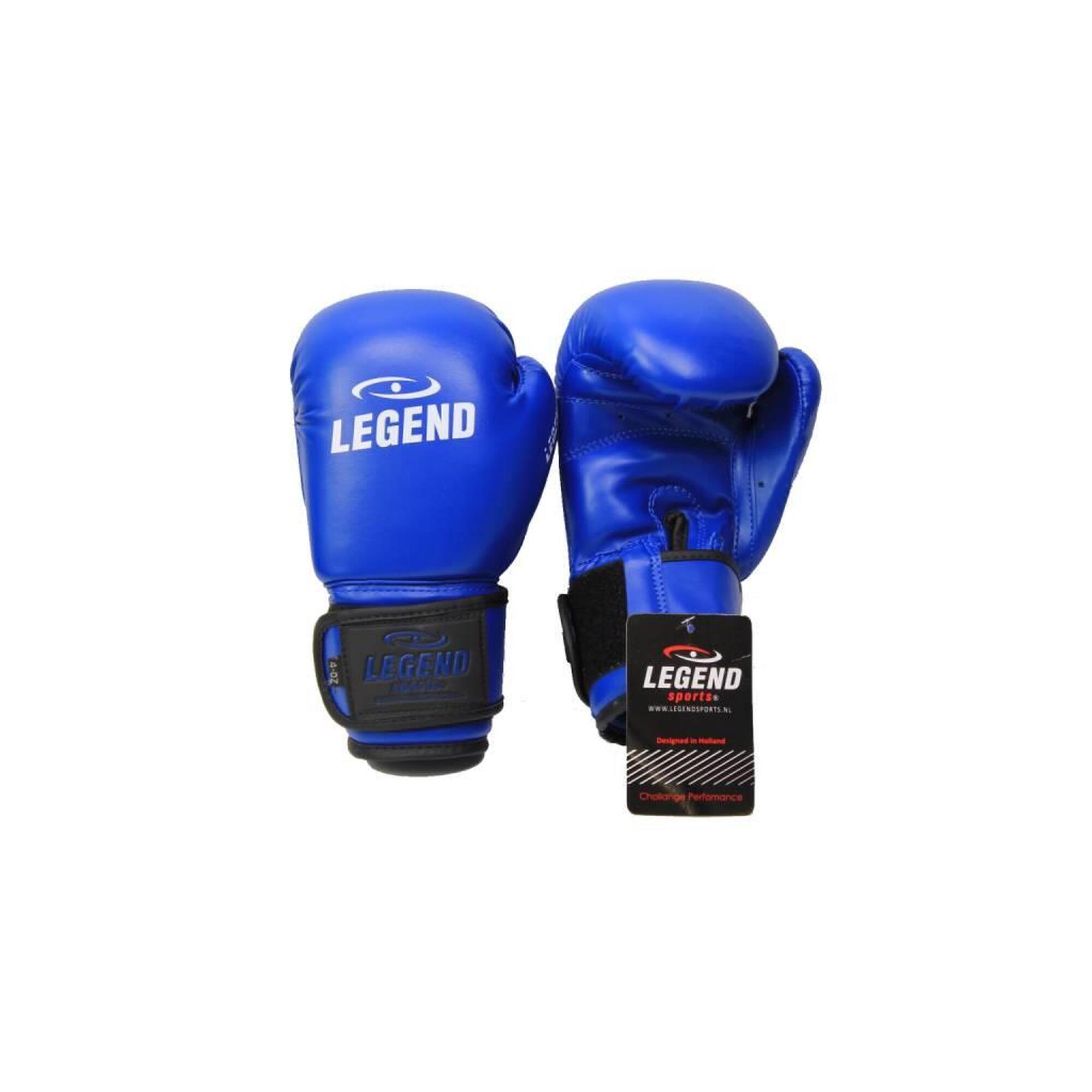 Legend Sports - Gants De Boxe Enfant 4-8 Ans Bleu 4oz/6oz Pu - Gants De Boxe - Bleu - 4 Oz - Decathlon