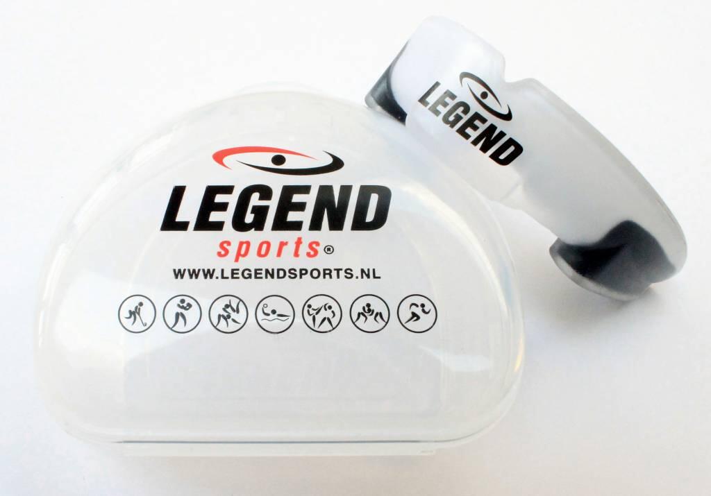 LEGEND SPORTS Anti Shock Gebitsbeschermer Heren/Dames Zwart-Transp - Hoogste kwaliteit -