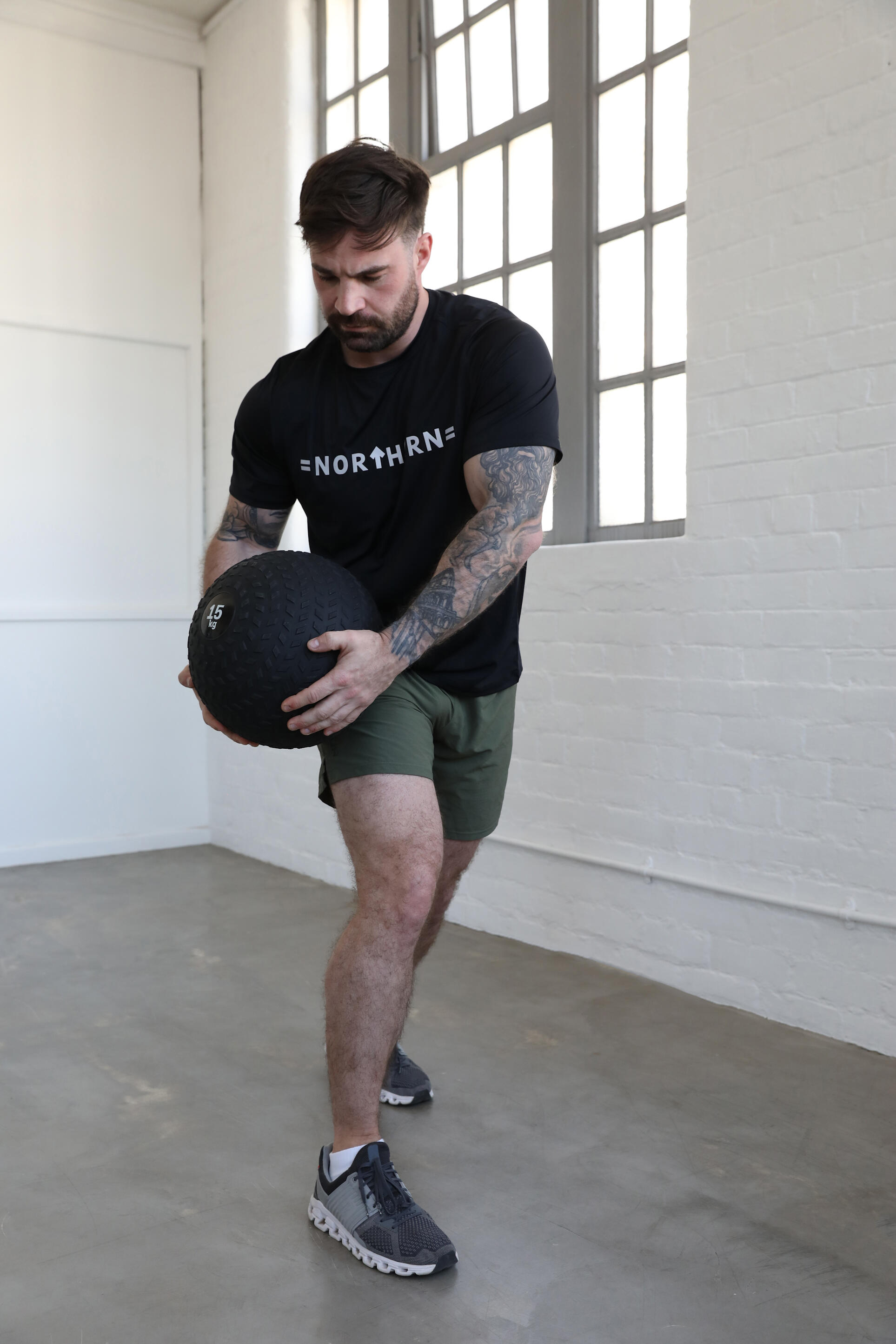 Heavy Duty Tyre Tread Fitness Slam Balls - 5KG 4/7