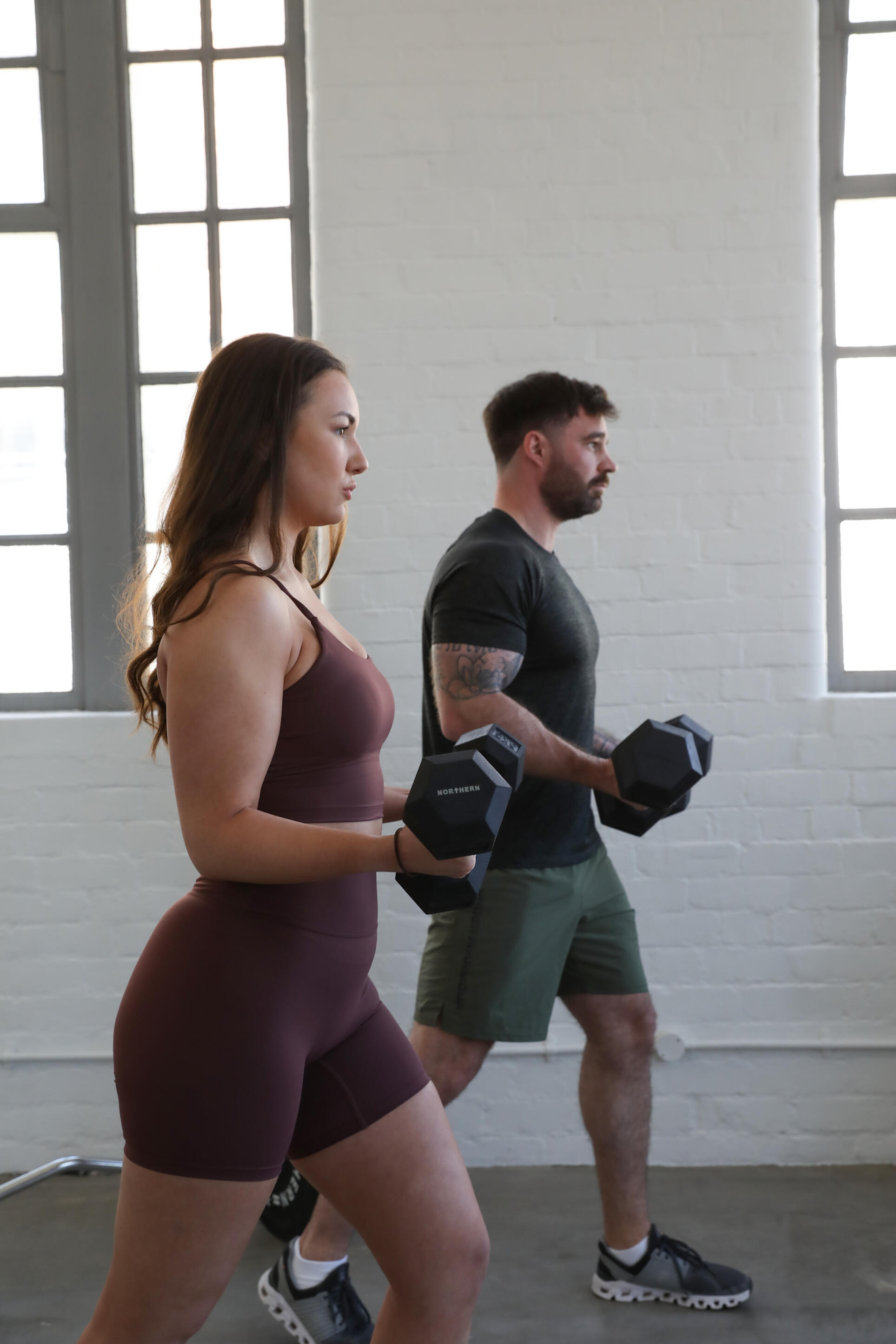 Hex Dumbbells - 2 x 10KG 6/7
