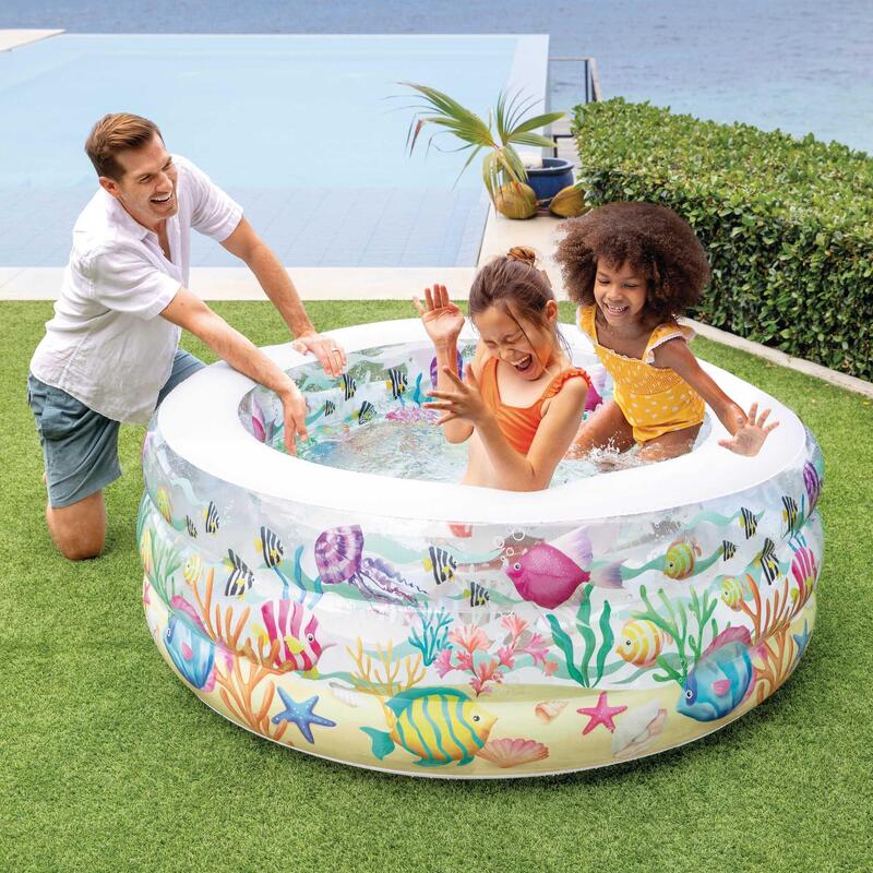 Piscina insuflável intex aquário 152x56 cm - 360 l